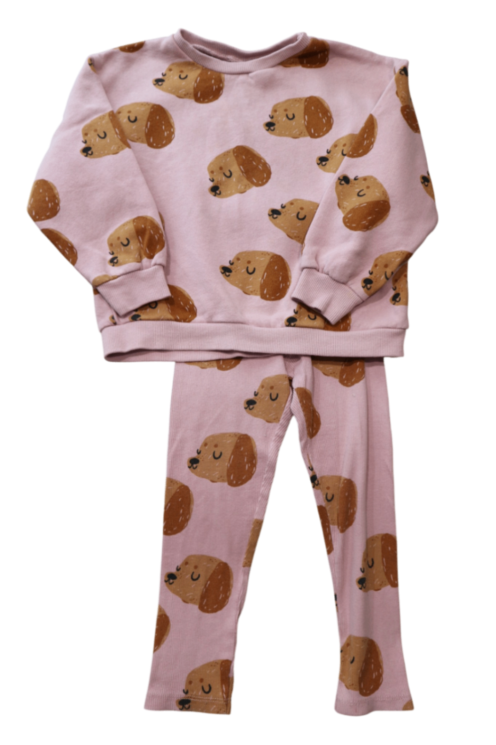 H&M Jumper & Leggings Set, Pink Multi, 3-4y