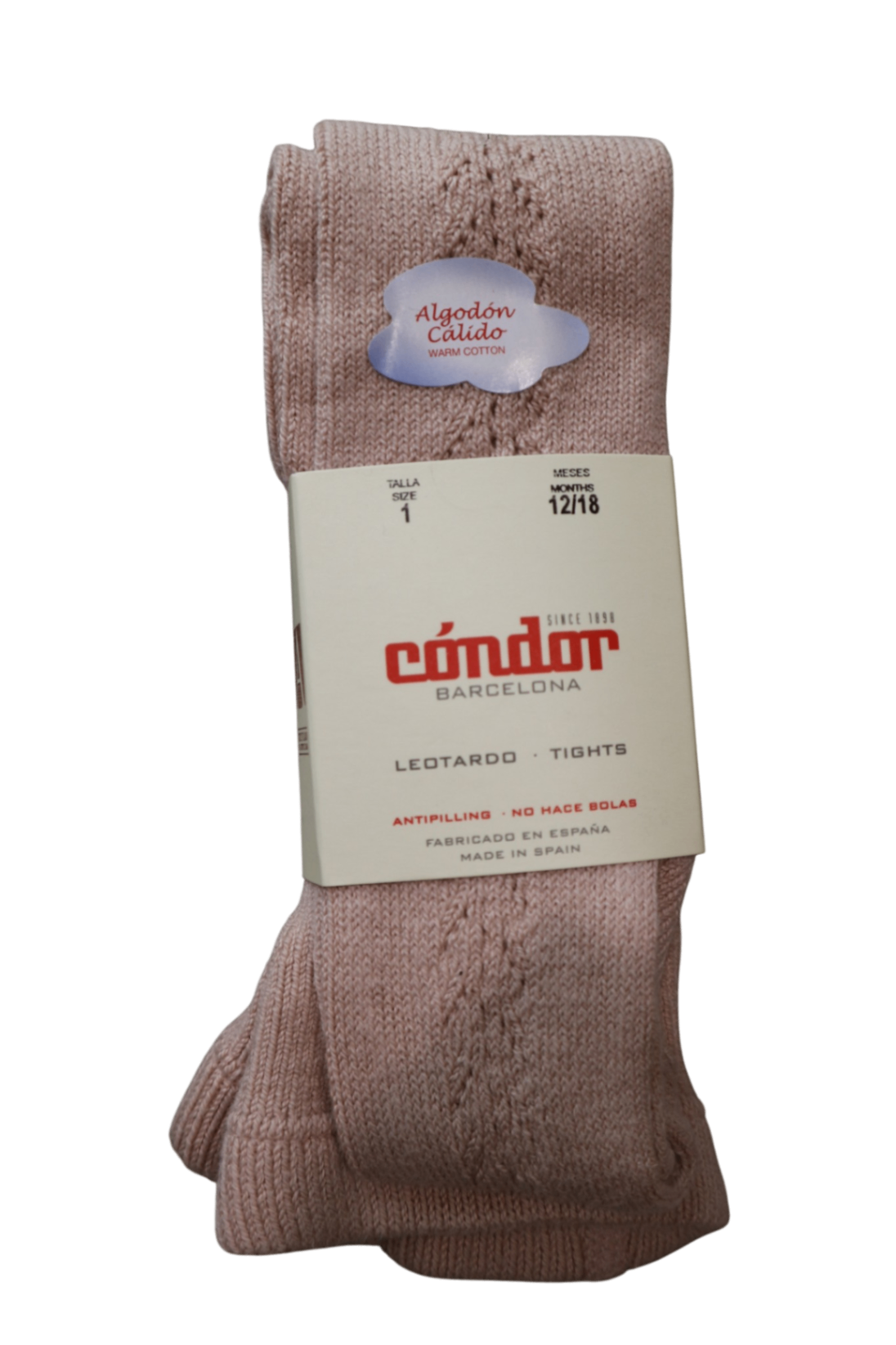 Condor Barcelona Tights, Dusty pink, 1