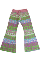 Rasta Pants, Pink, green, blue, purple, L