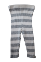 Country Road Knit Leggings, Grey and White, 00