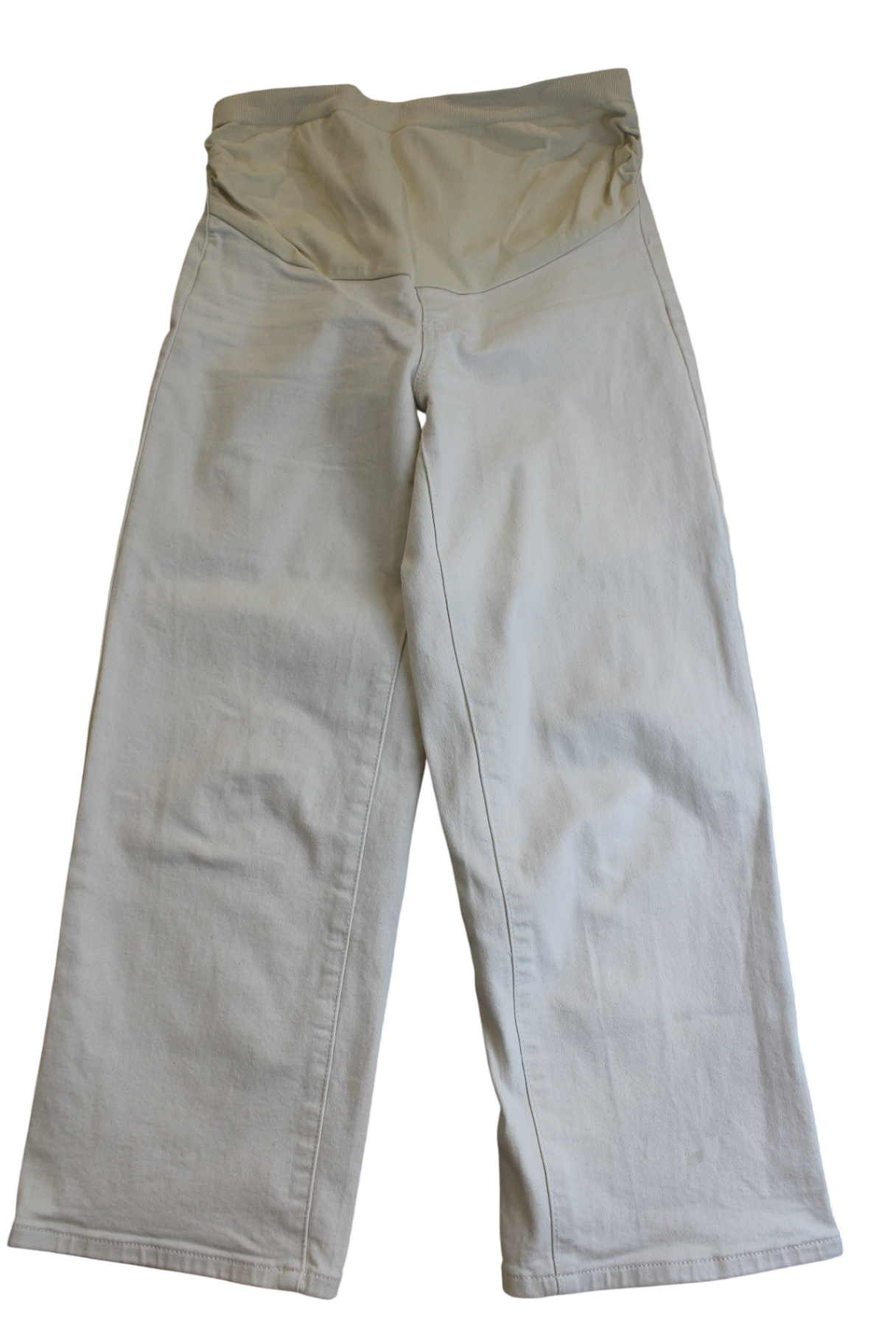 Bae Maternity Jeans, cream, Small/10