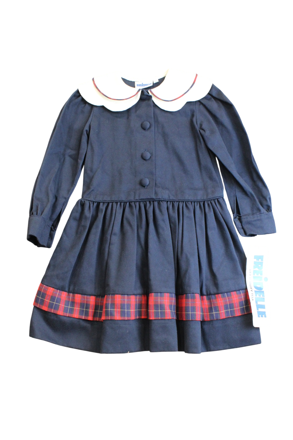 Friedelle (Vintage) Dress, Navy, 3