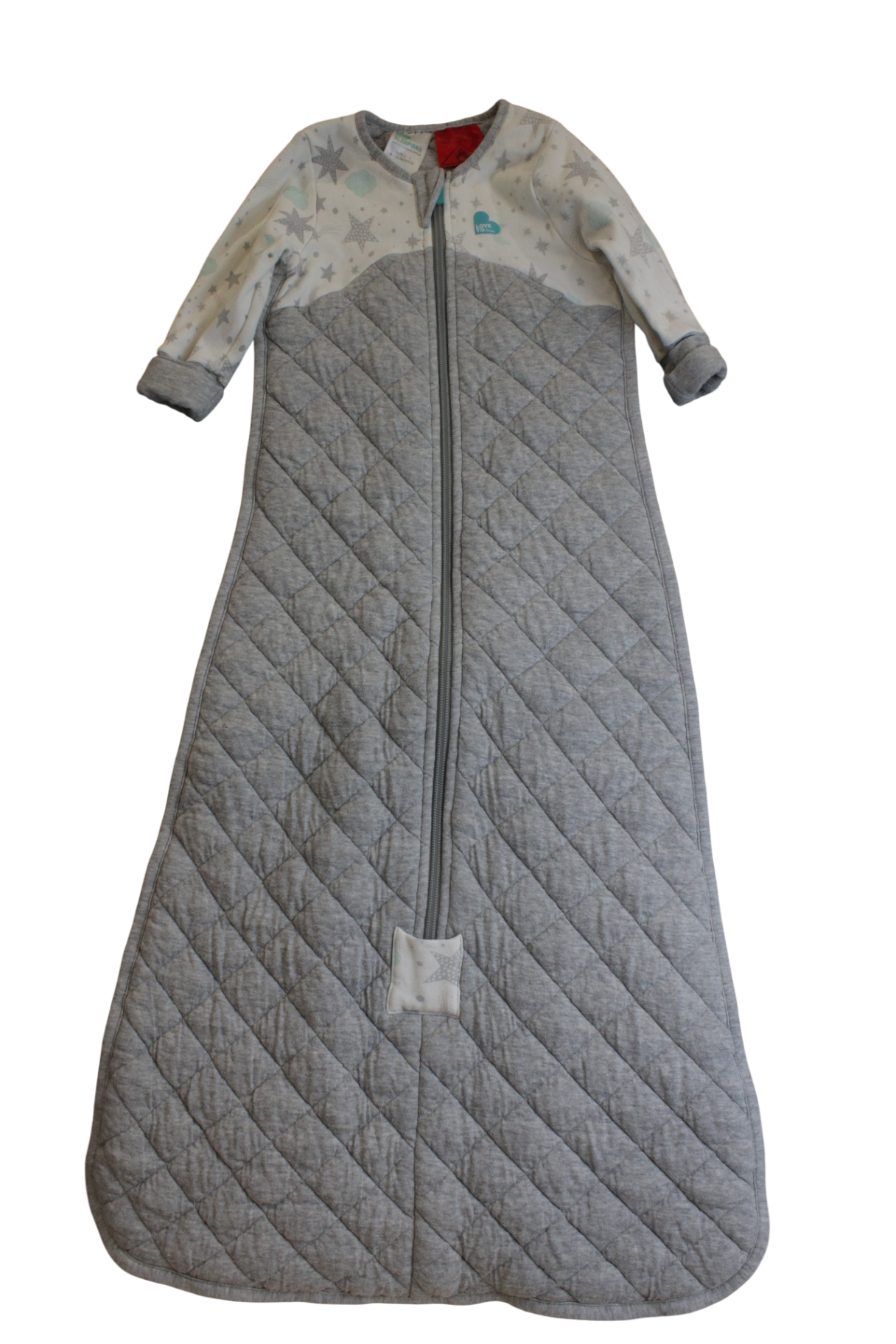 Love To Dream Sleeping Bag, Grey and white, 0-1