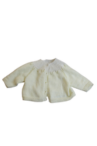 handmade Cardigan, Cream/ Yellow, 00