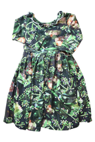 Hubble & Duke Dress, Dark green multicolour, 6