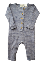 Wilson and Frenchy Playsuit, Blue-grey, 0