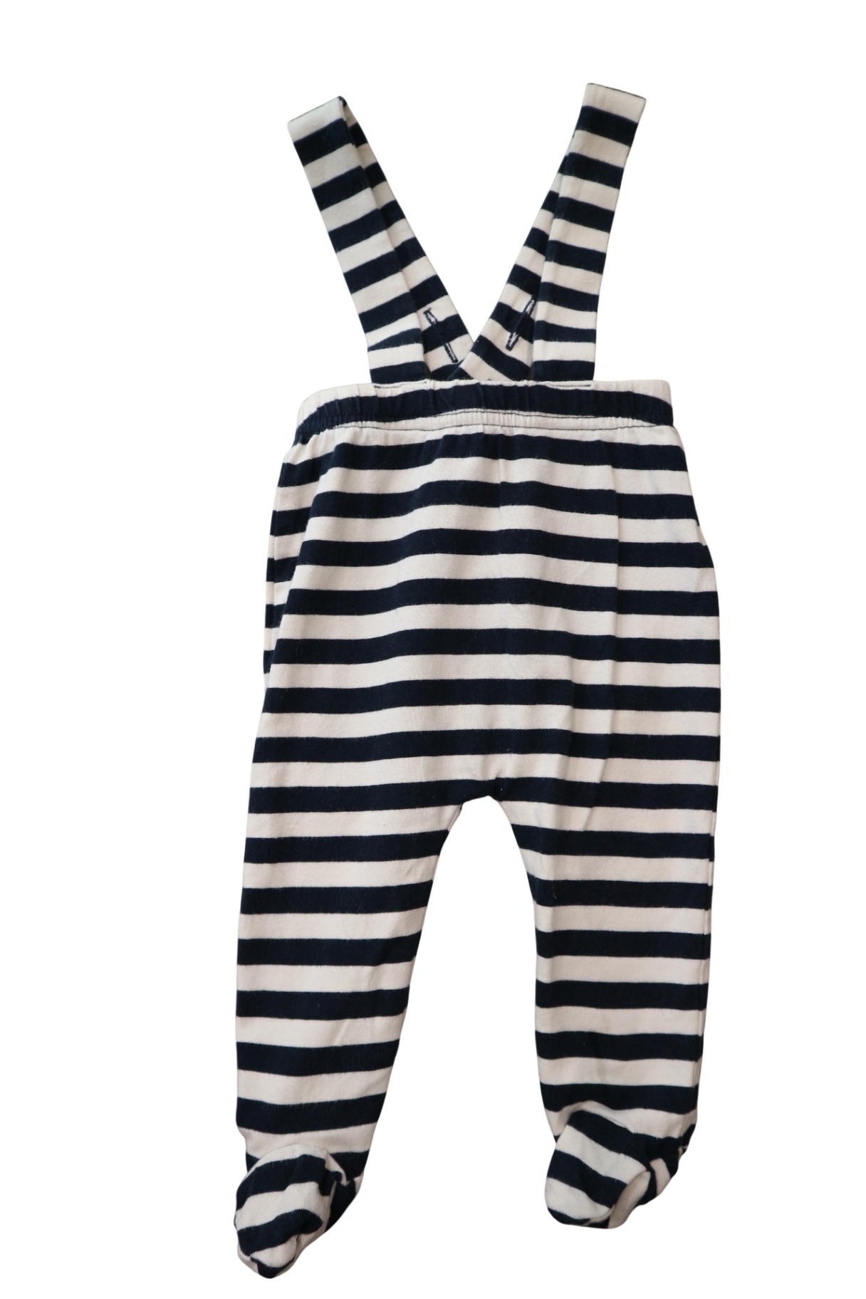 Nature Baby Overalls, Black and White, 000
