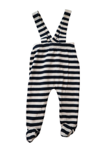 Nature Baby Overalls, Black and White, 000