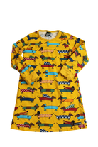 Villervalla Dress, Yellow, 3-4