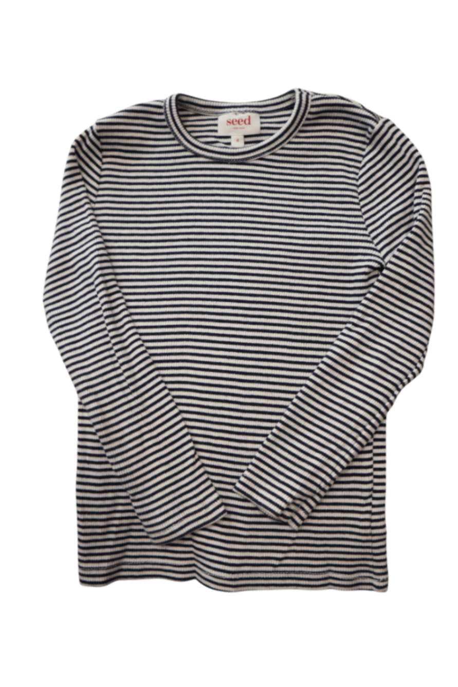 Seed Long-Sleeve T-Shirt, Black and White, 4