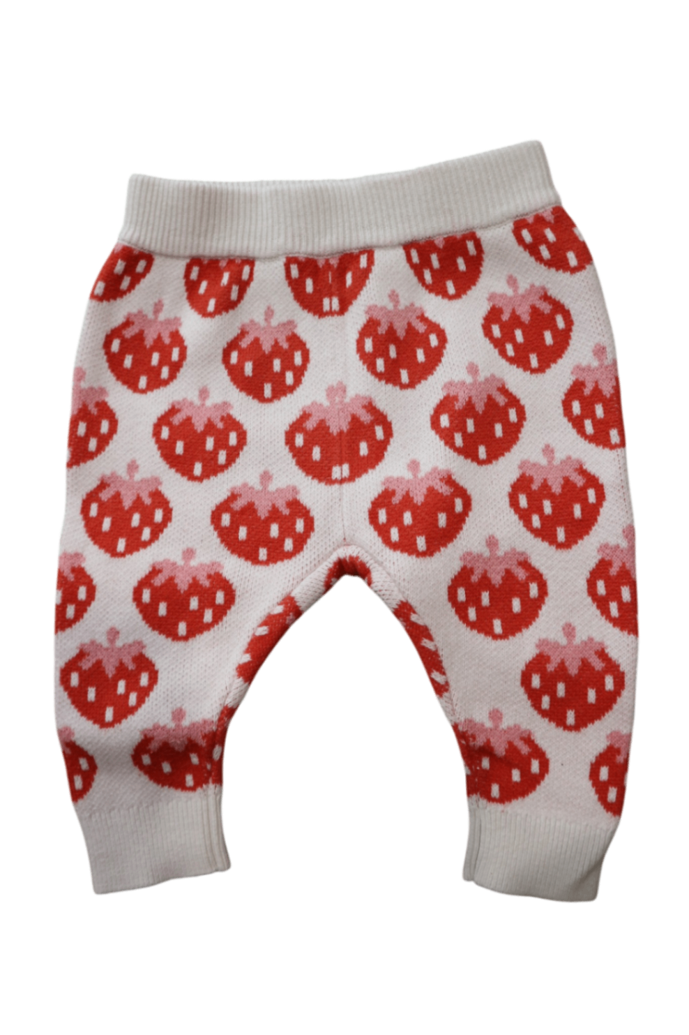 Seed Knit Leggings, Strawberry, 000