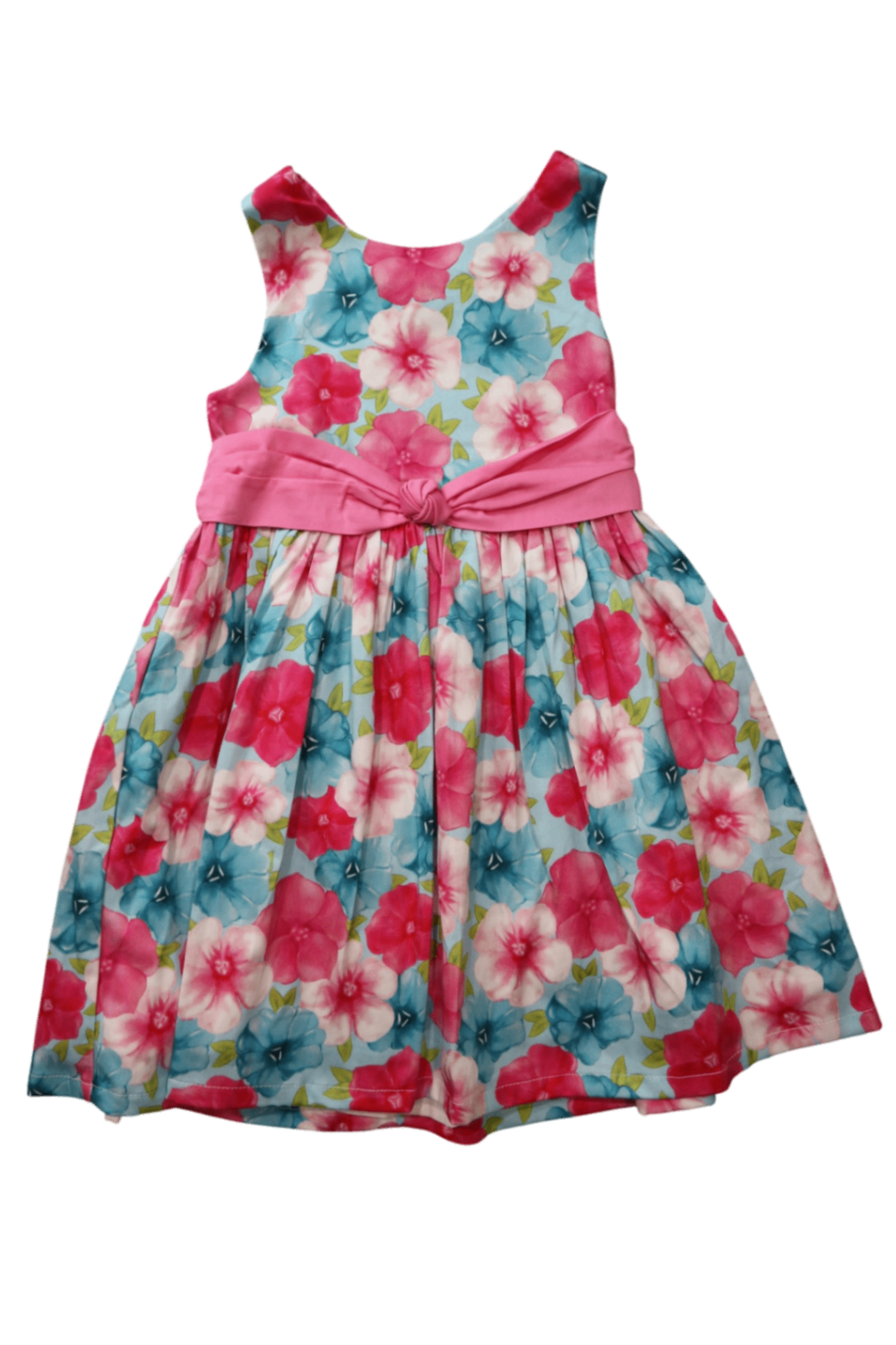 Ollie's Place Dress, Pink, blue, red and white, 3