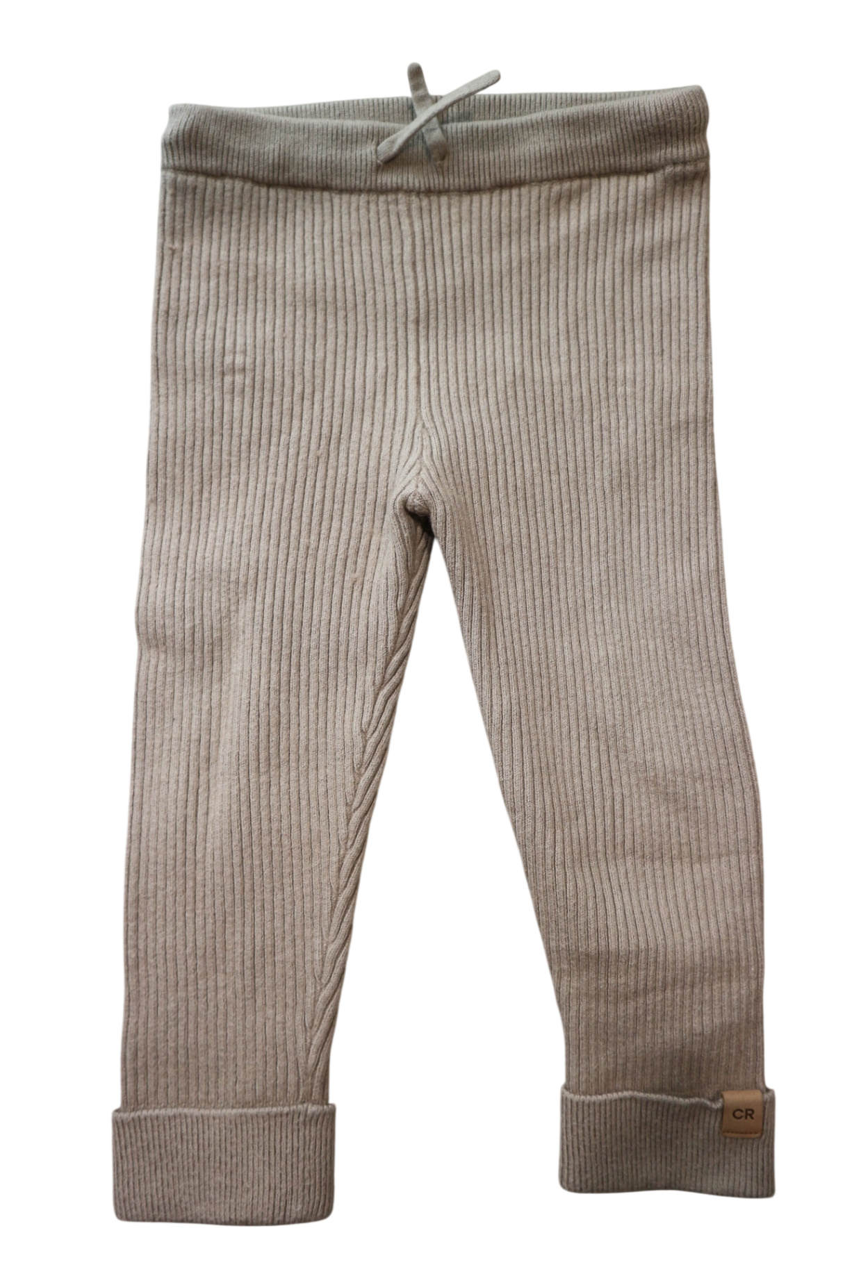 Country Road Knit Leggings, Taupe, 2