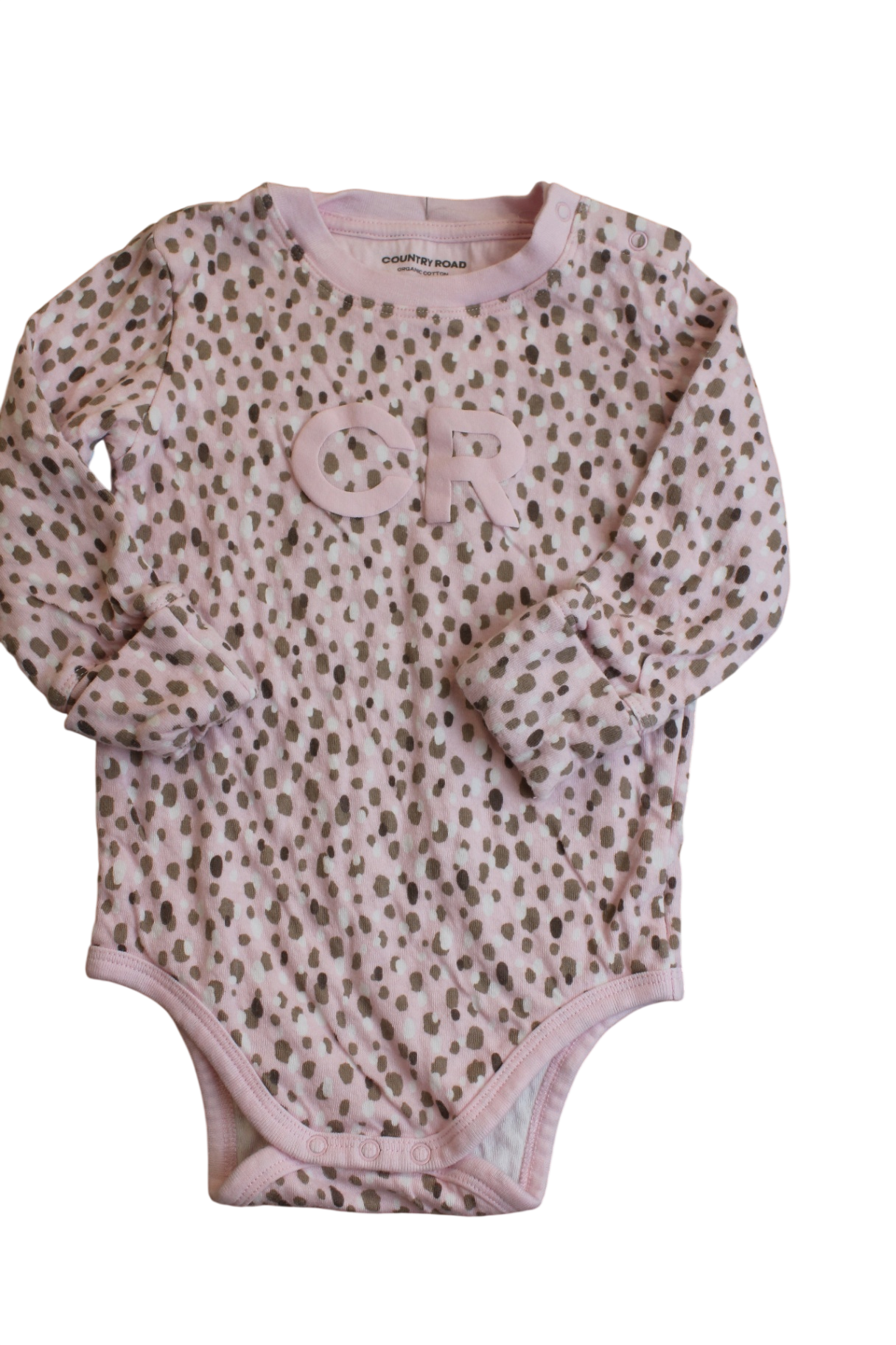 Country Road Bodysuit, Pink and brown, 1