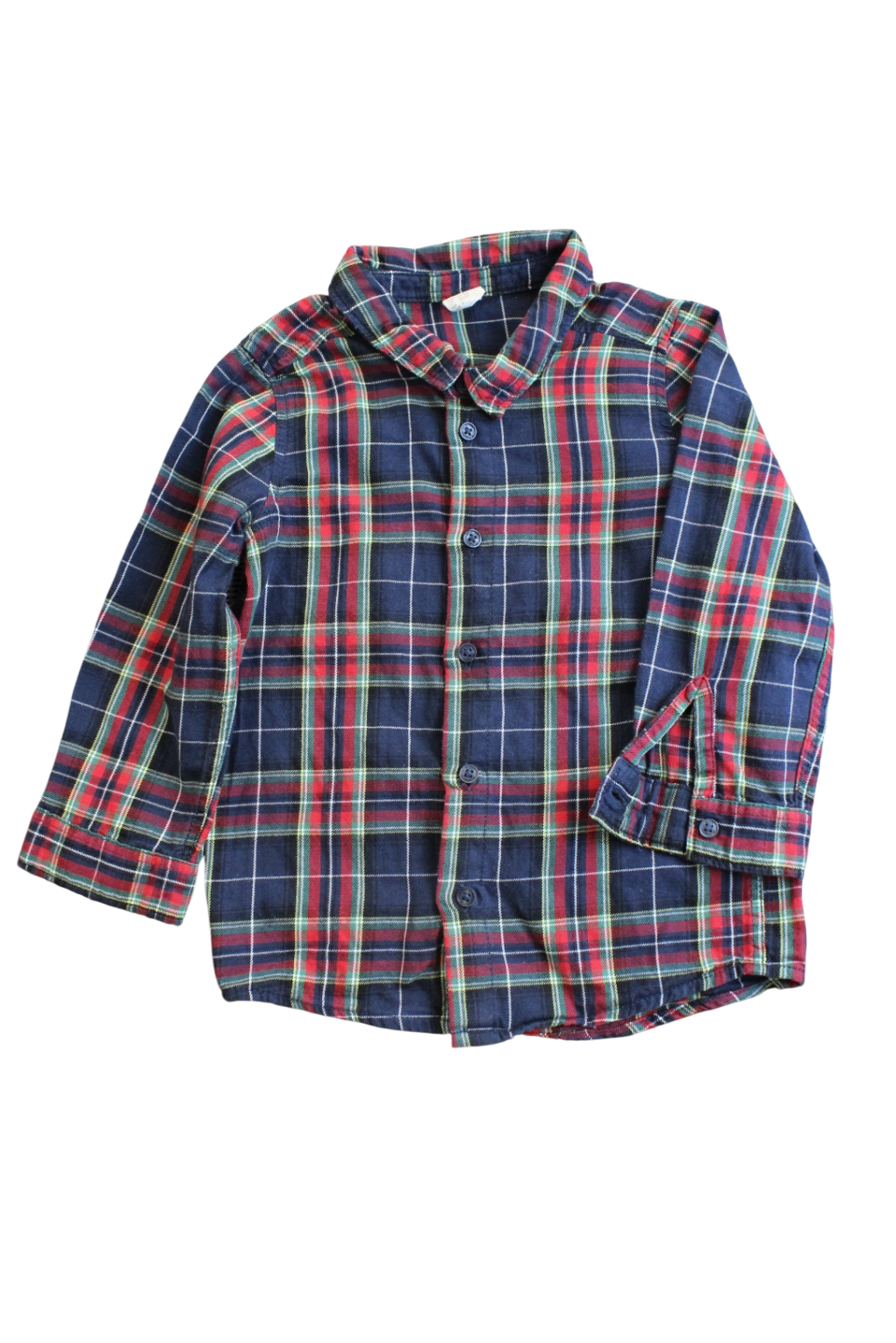 H&M Long-Sleeve Shirt, tartan, 2