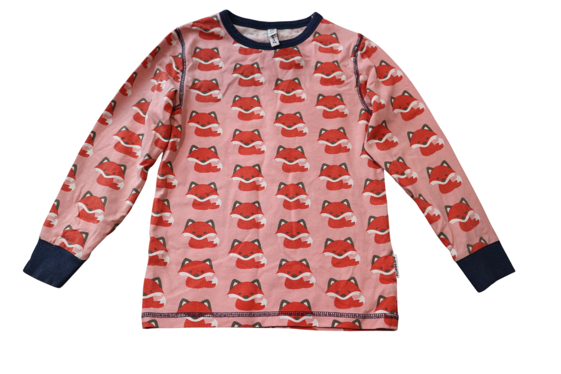 Maxomorra Long-Sleeve T-Shirt, Pink, 5-6