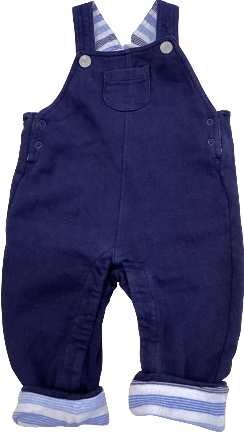 Purebaby Overalls, Navy, 00