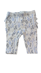 Purebaby Leggings, White/Light blue, 000