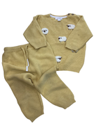 Purebaby Knitwear Set, Mustard yellow, 0
