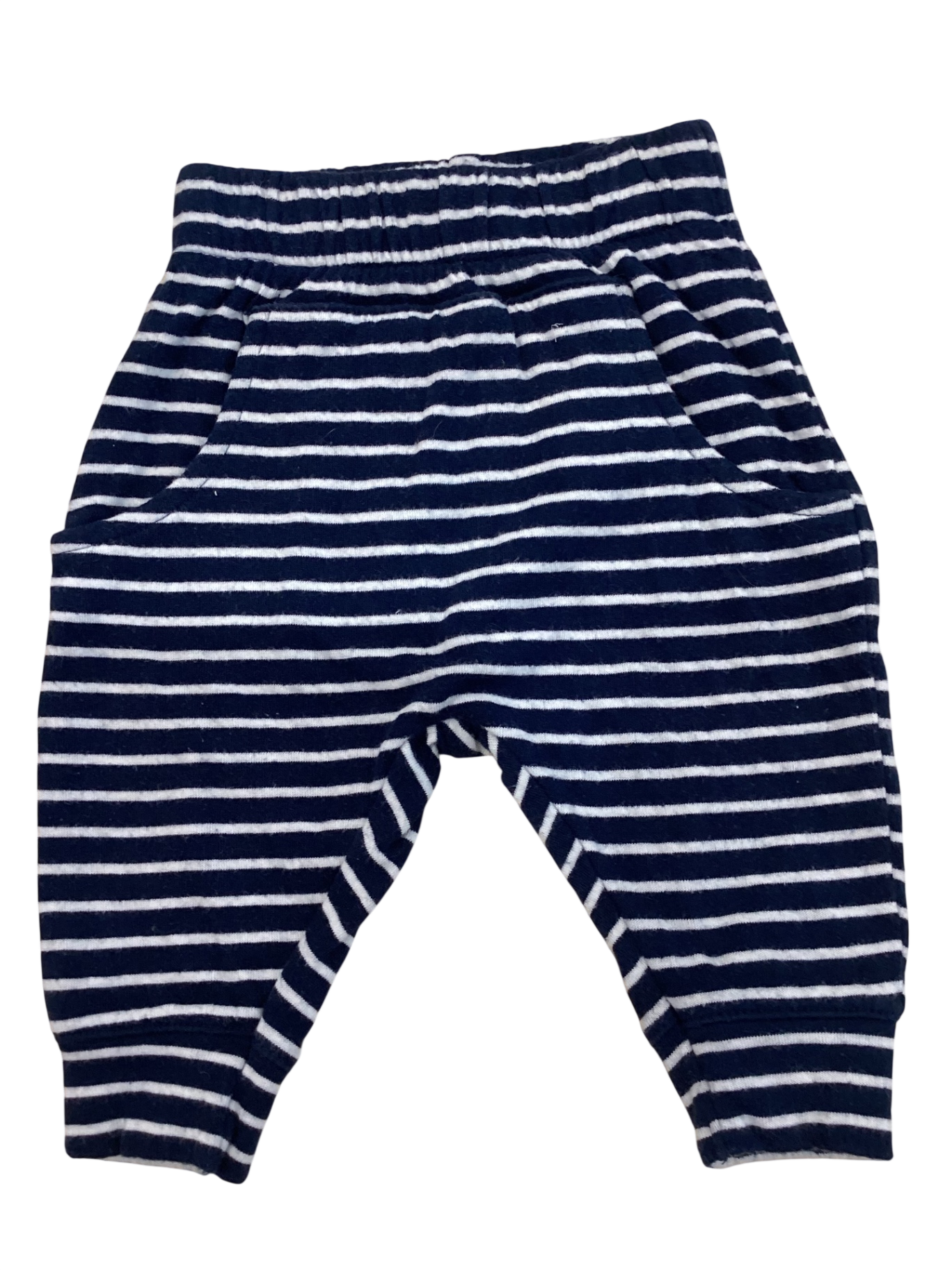 Country Road Leggings, Navy Blue and White, 000