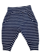 Country Road Leggings, Navy Blue and White, 000