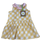 Margherita Dress, Yellow, 9-12m