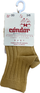Condor Barcelona Socks, Mustard, 00