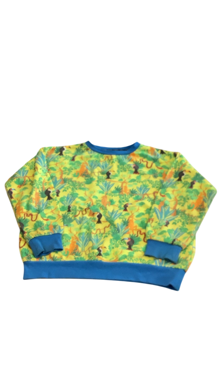 Kip&Co Jumper, Green, Yellow, Blue, Multicolour, 7