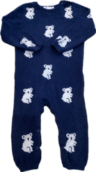 Country Road Knit Jumpsuit, Navy, 0