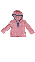 Country Road Hoodie, Red stripe, 0