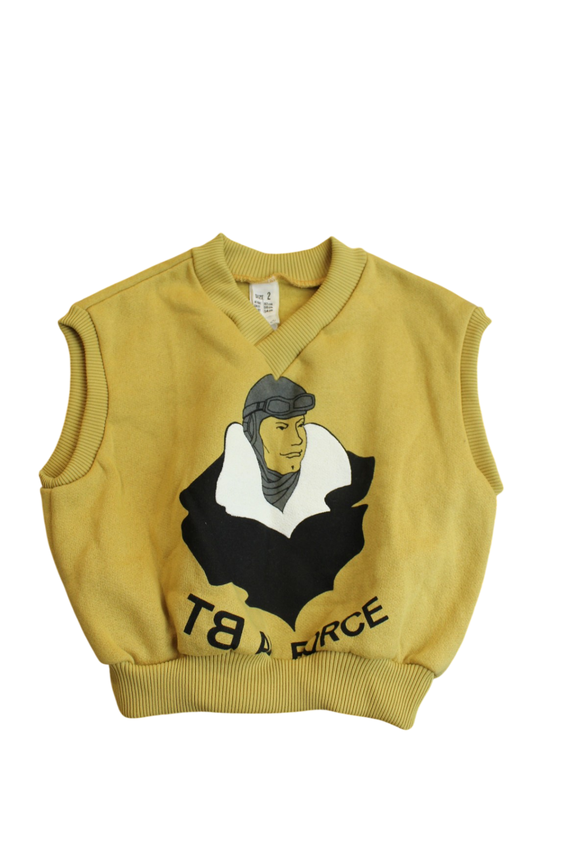 Top Boy Vest, Mustard, 2