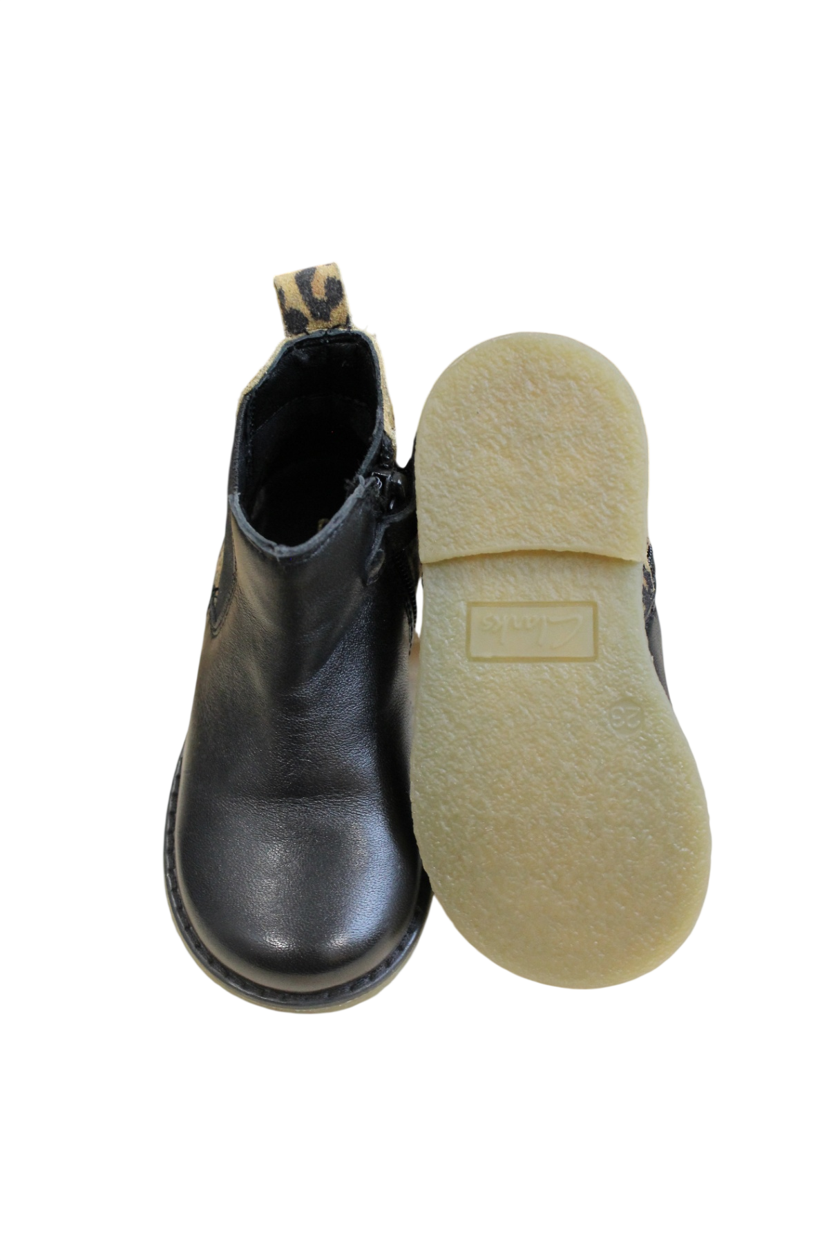 Clarks Boots, Black, US 7/EUR 23