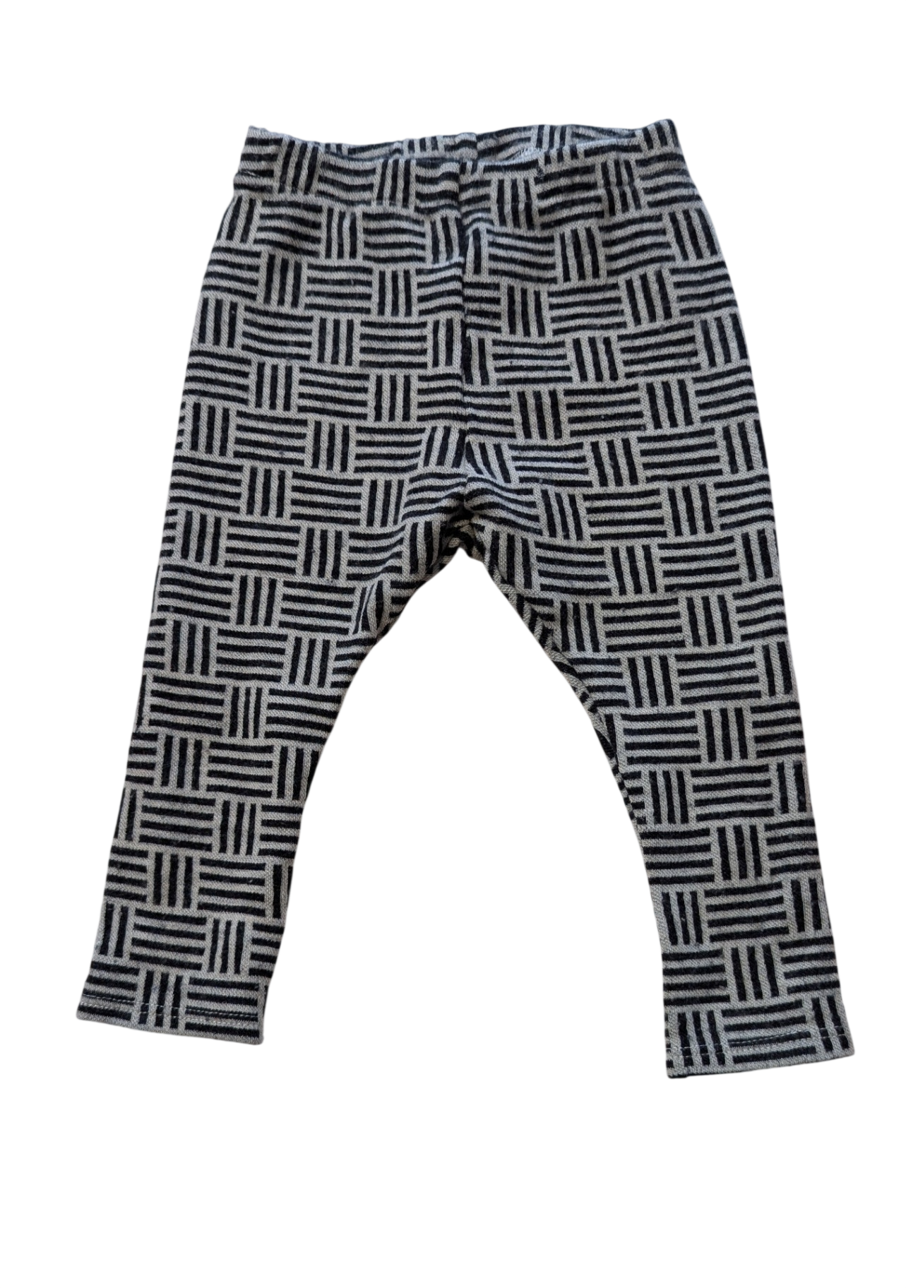 Paul & Paula Leggings, Grey and Black, 00