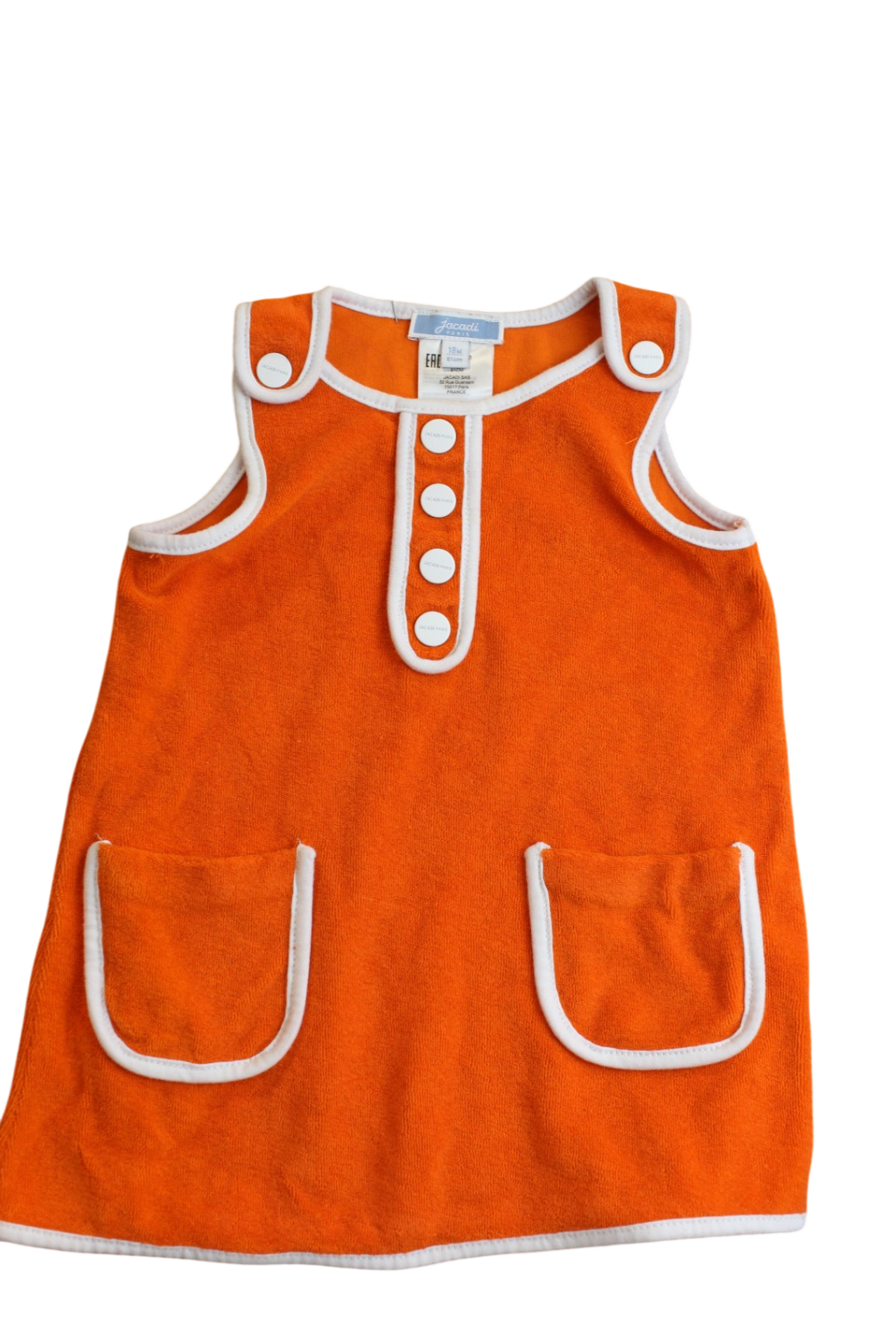 Jacadi Dress, Orange, 18M (1)