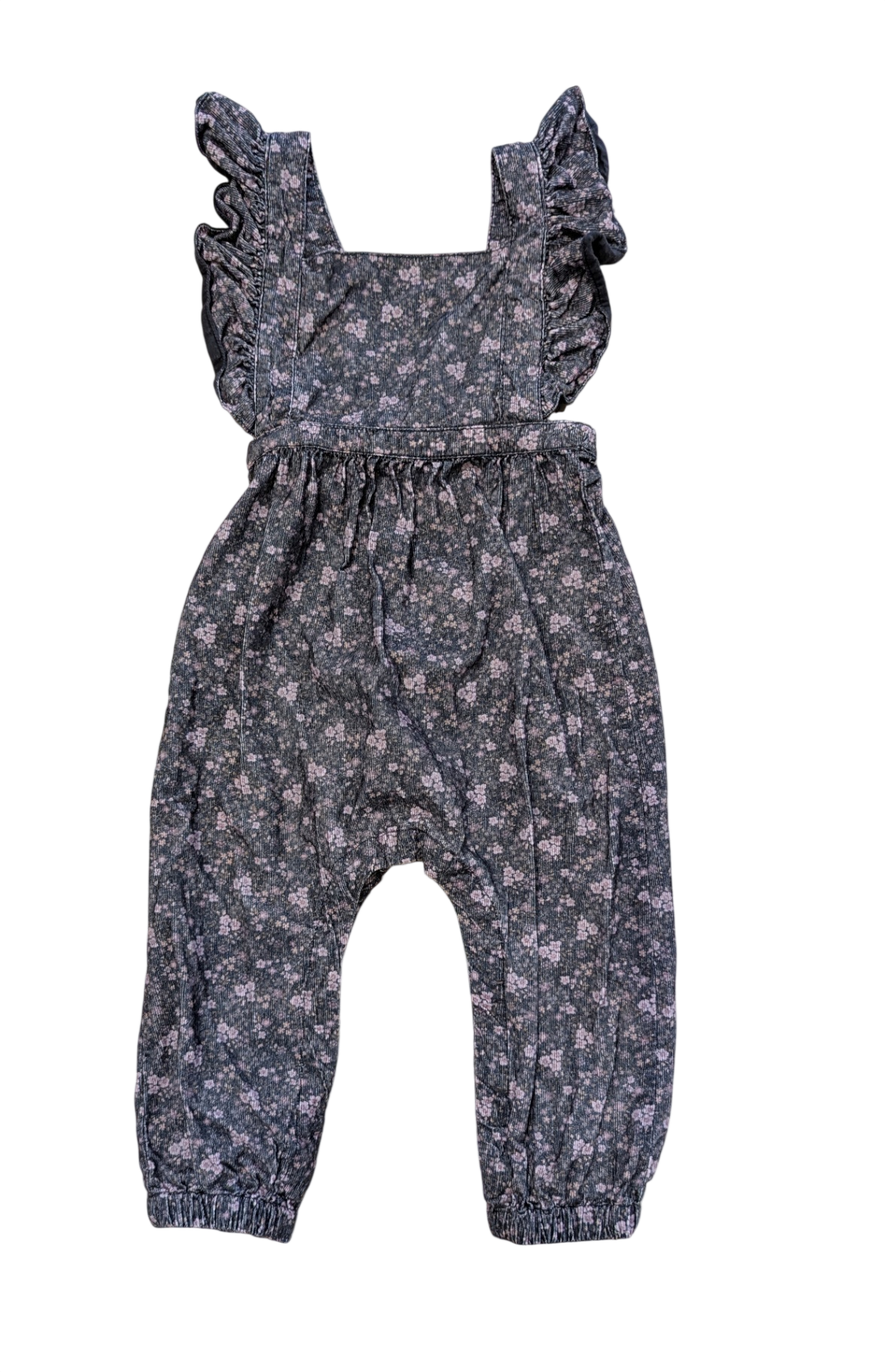 Jamie Kay Overalls, Black floral, 1
