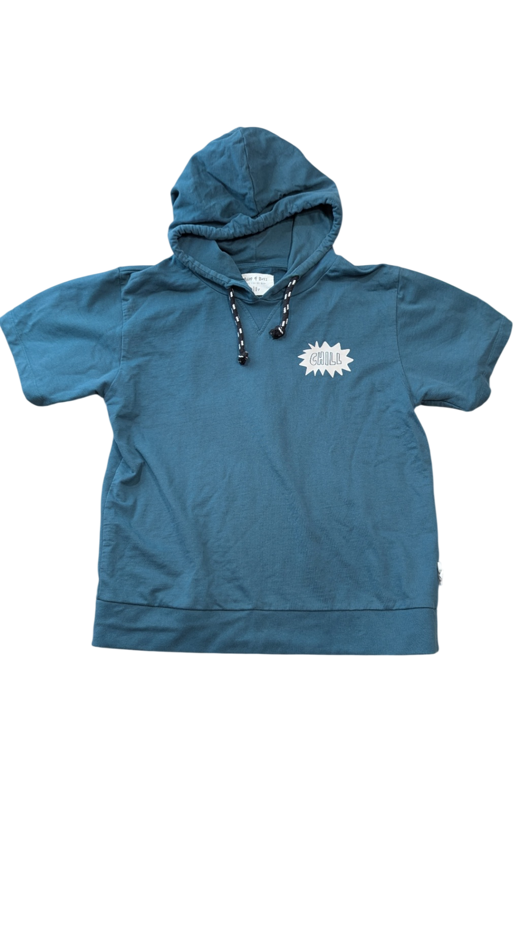 Band of Boys T-shirt Hoodie, Green/teal, 10