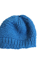Handknit Baby Hat, Teal, 000-00