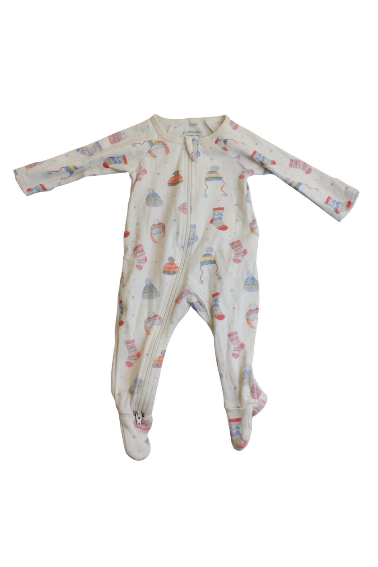 Purebaby Jumpsuit, Cream, 000