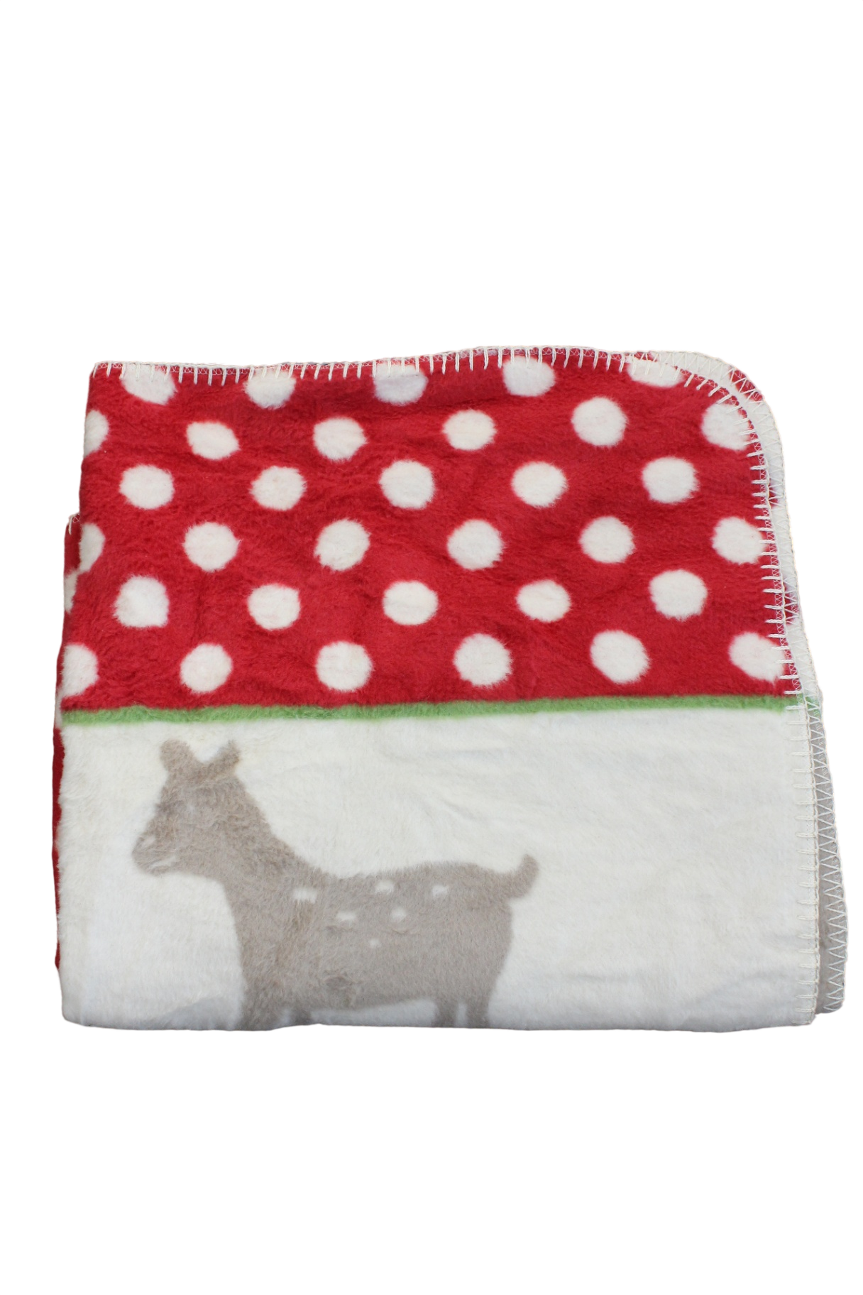 David Fussenger Blanket, Red and white, OS