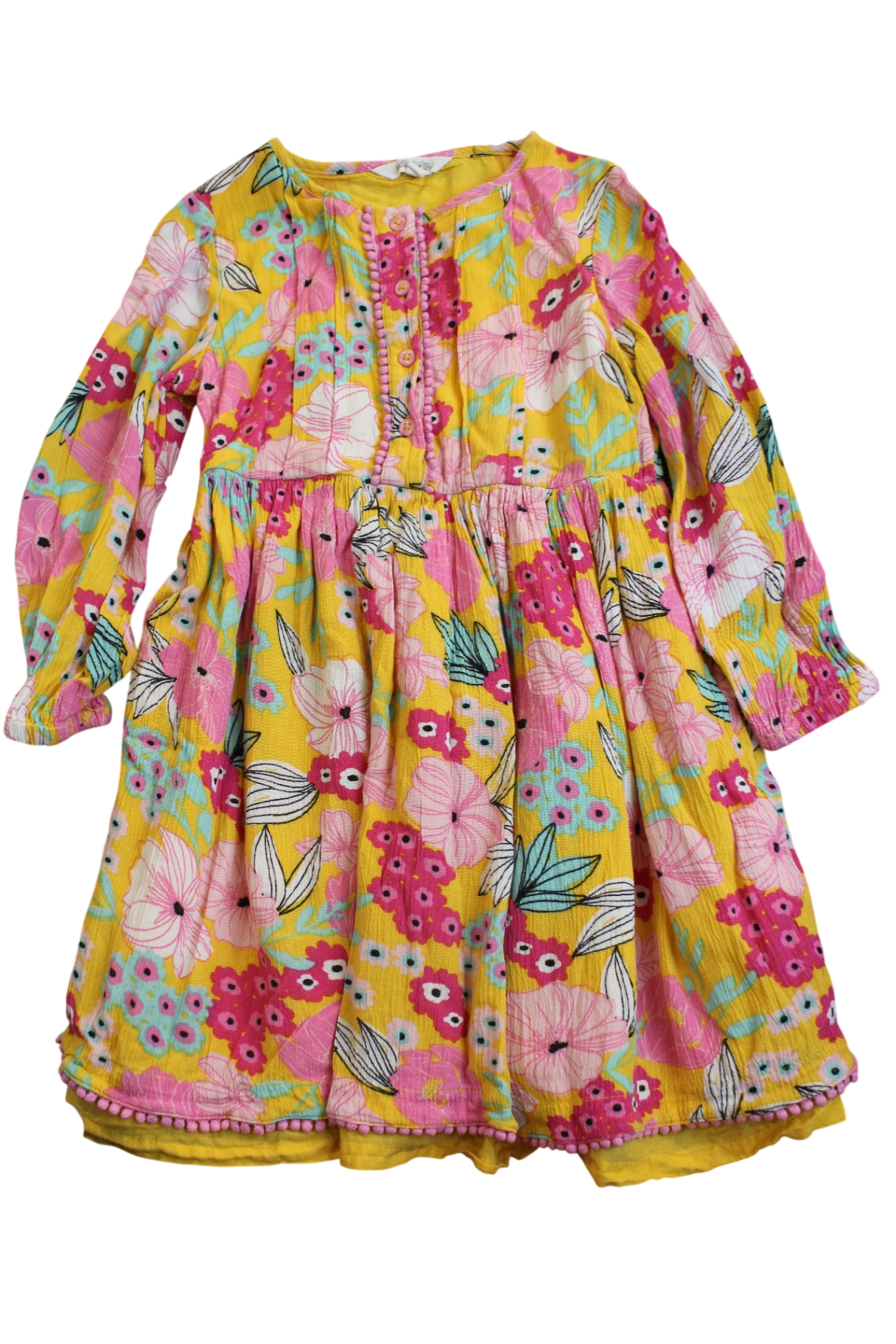 Milkshake Dress, Yellow, 4