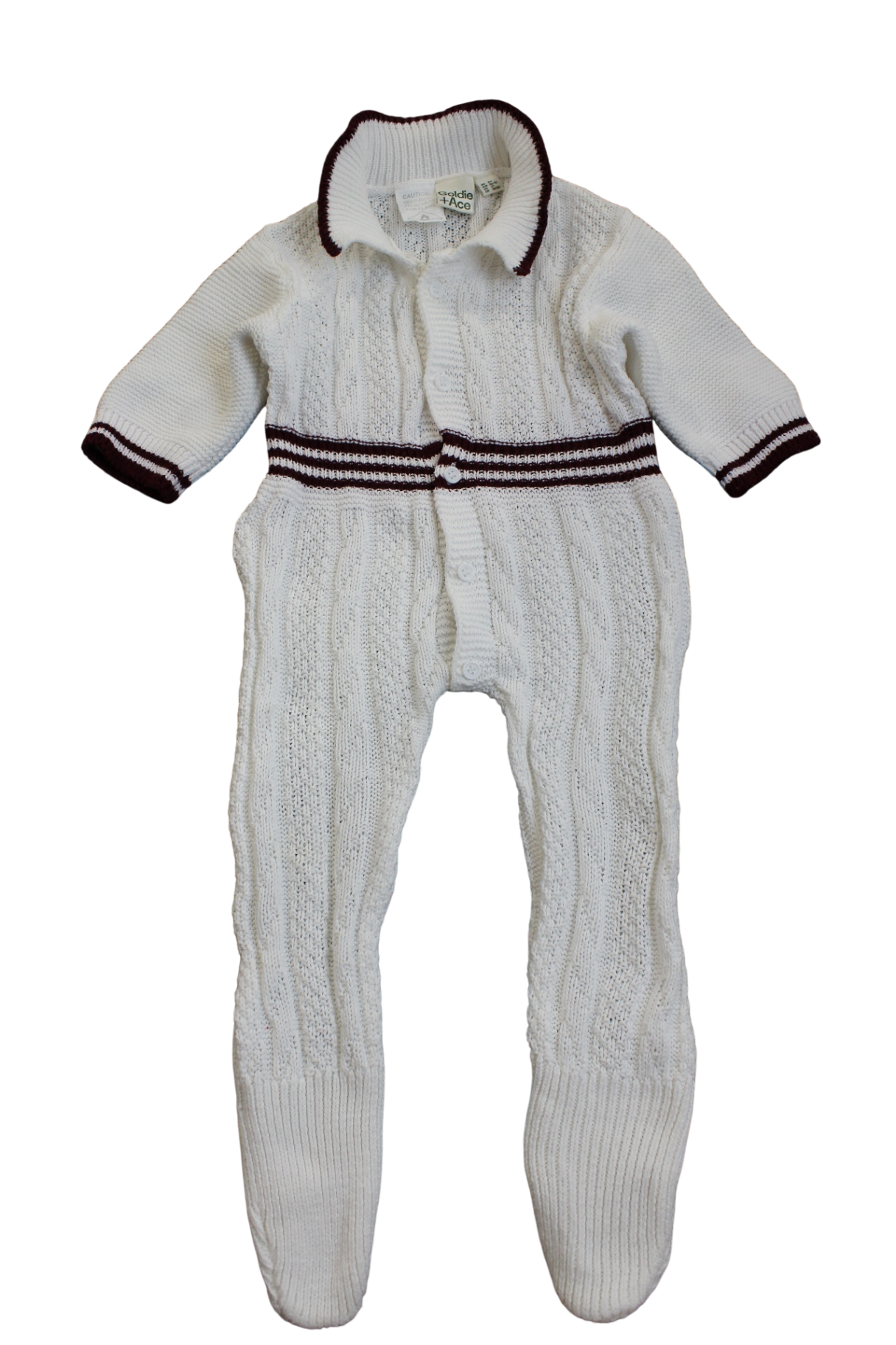 Goldie + Ace Playsuit, white, 2
