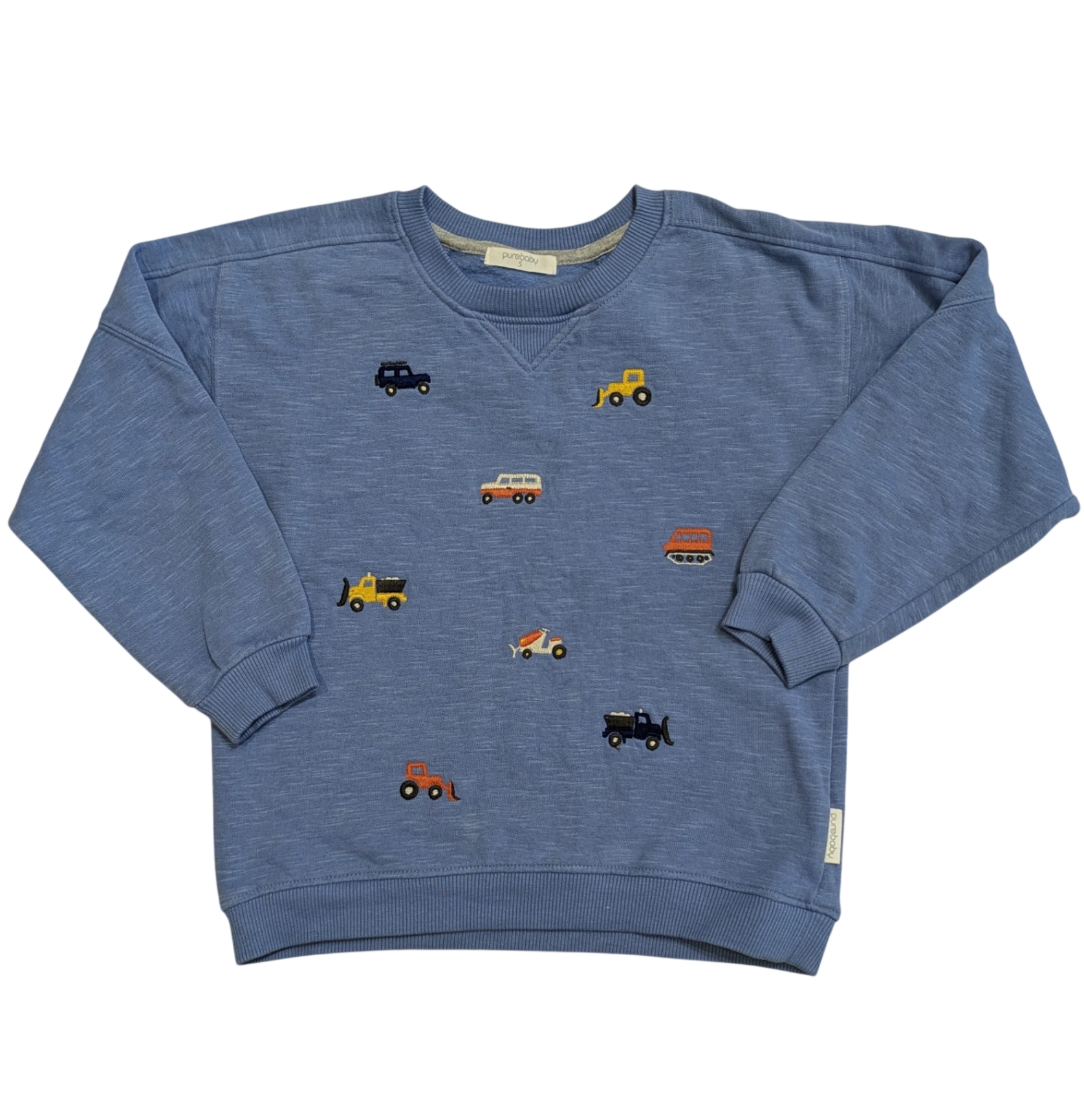 Purebaby Jumper, Blue, 5