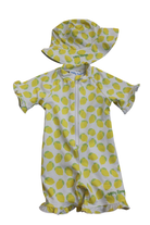 Mitty James Swimwear Set, White, yellow and green, 00