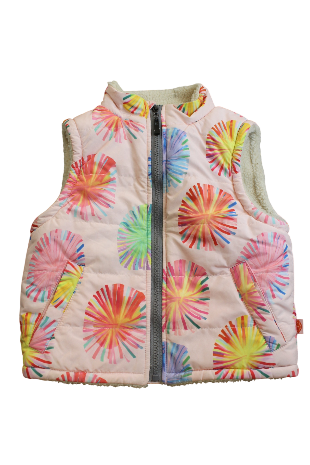 Halcyon Nights Puffer Vest, Pink, 4-5
