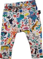 Kip&Co Leggings, White with multicolour print, 2