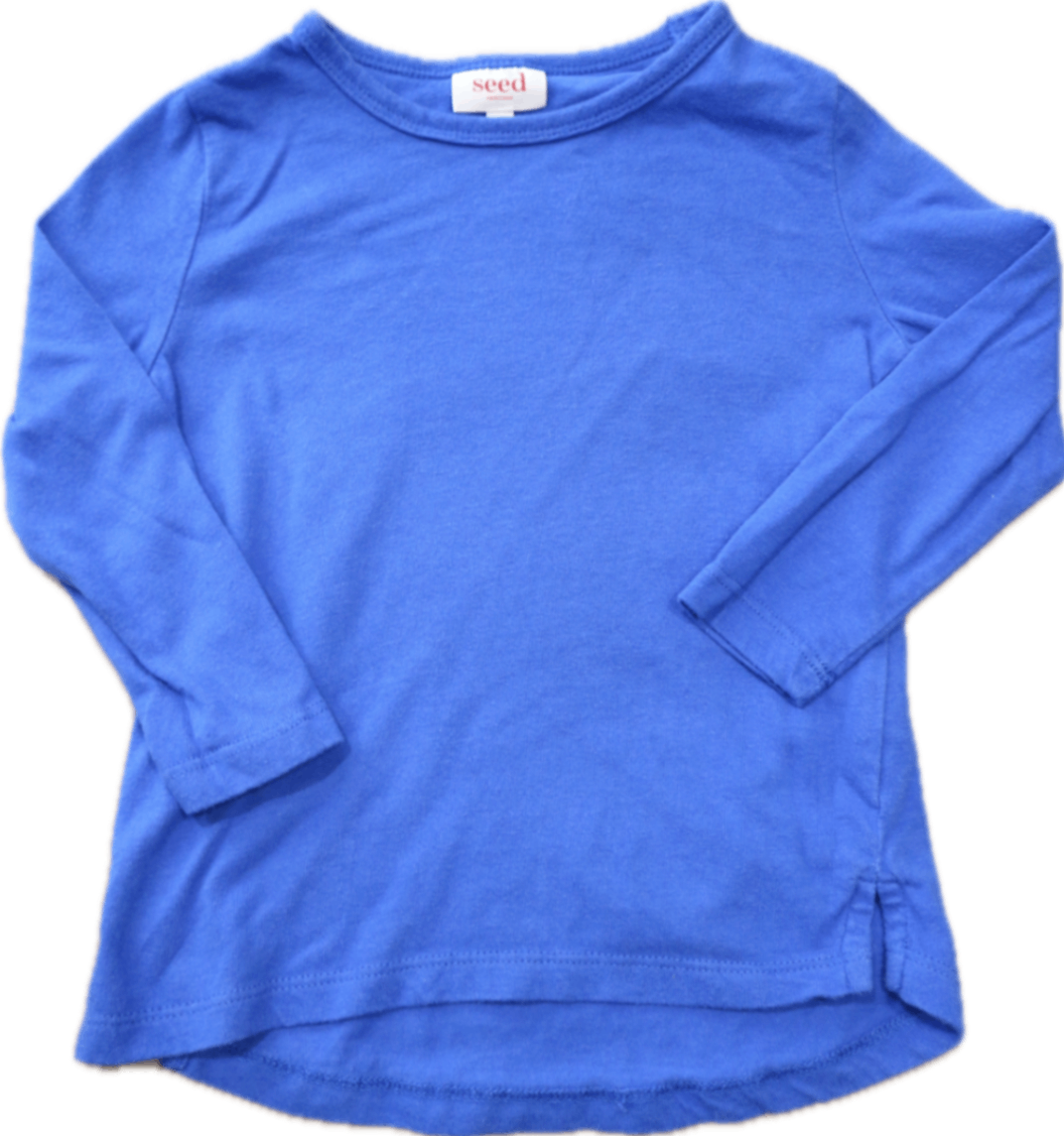 Seed Long-Sleeve T-Shirt, Blue, 2