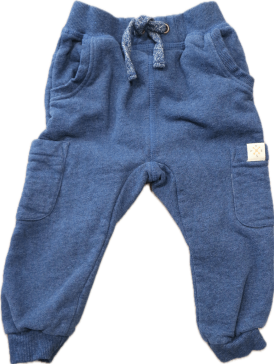 Purebaby Pants, Blue, 2