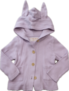 le petit society Cardigan, Light Lilac, 12-18 months
