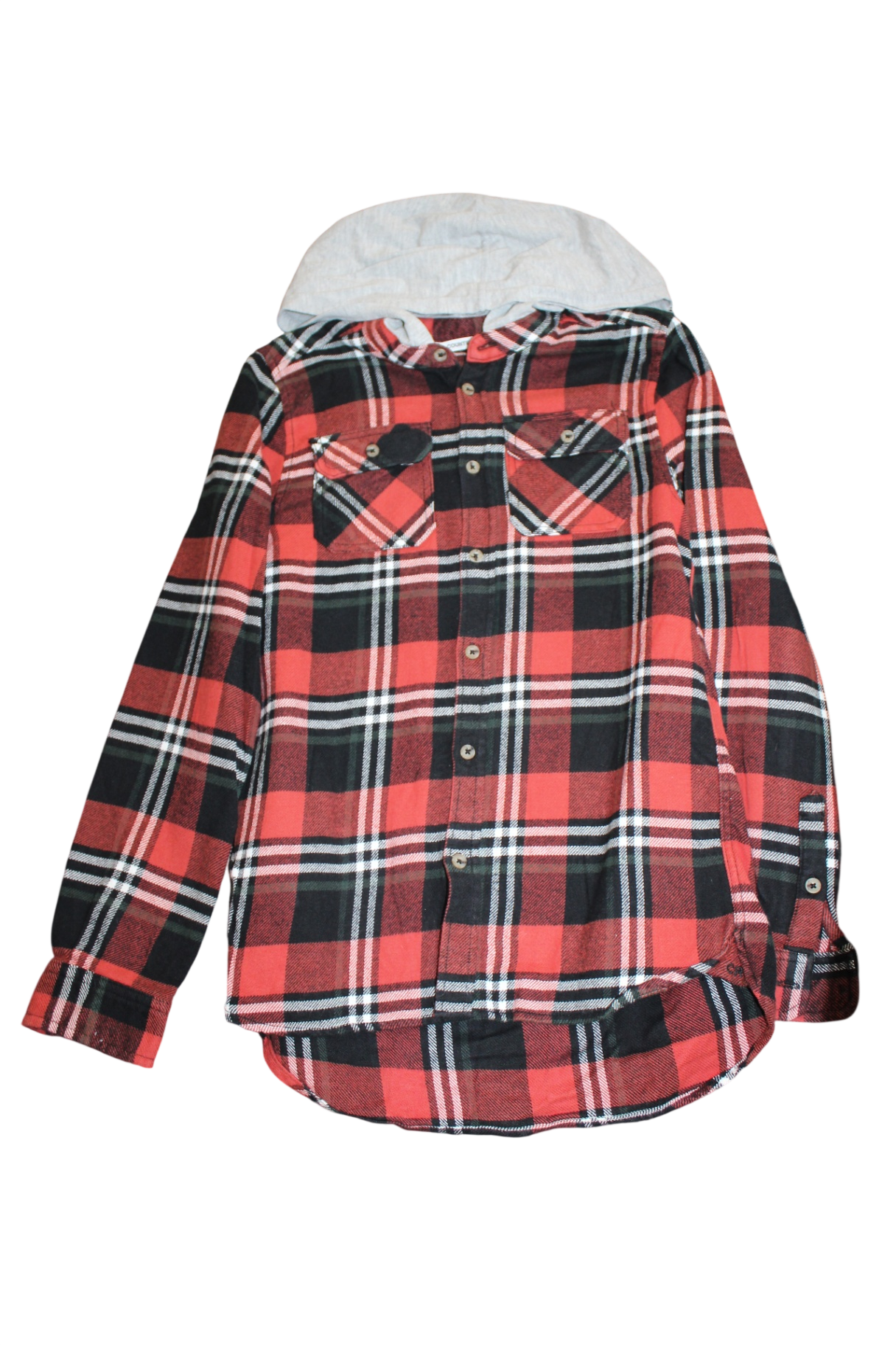 Country Road Shirt, Red, black and white, 14