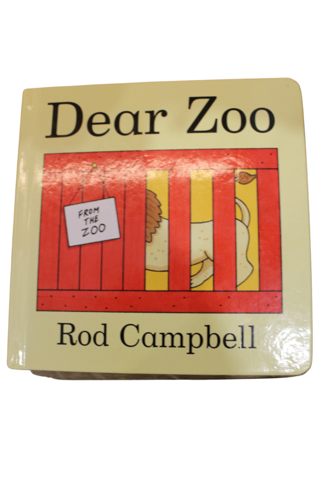Rod Campbell Book, Cream and red,